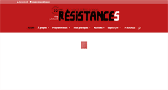 Desktop Screenshot of festival-resistances.fr